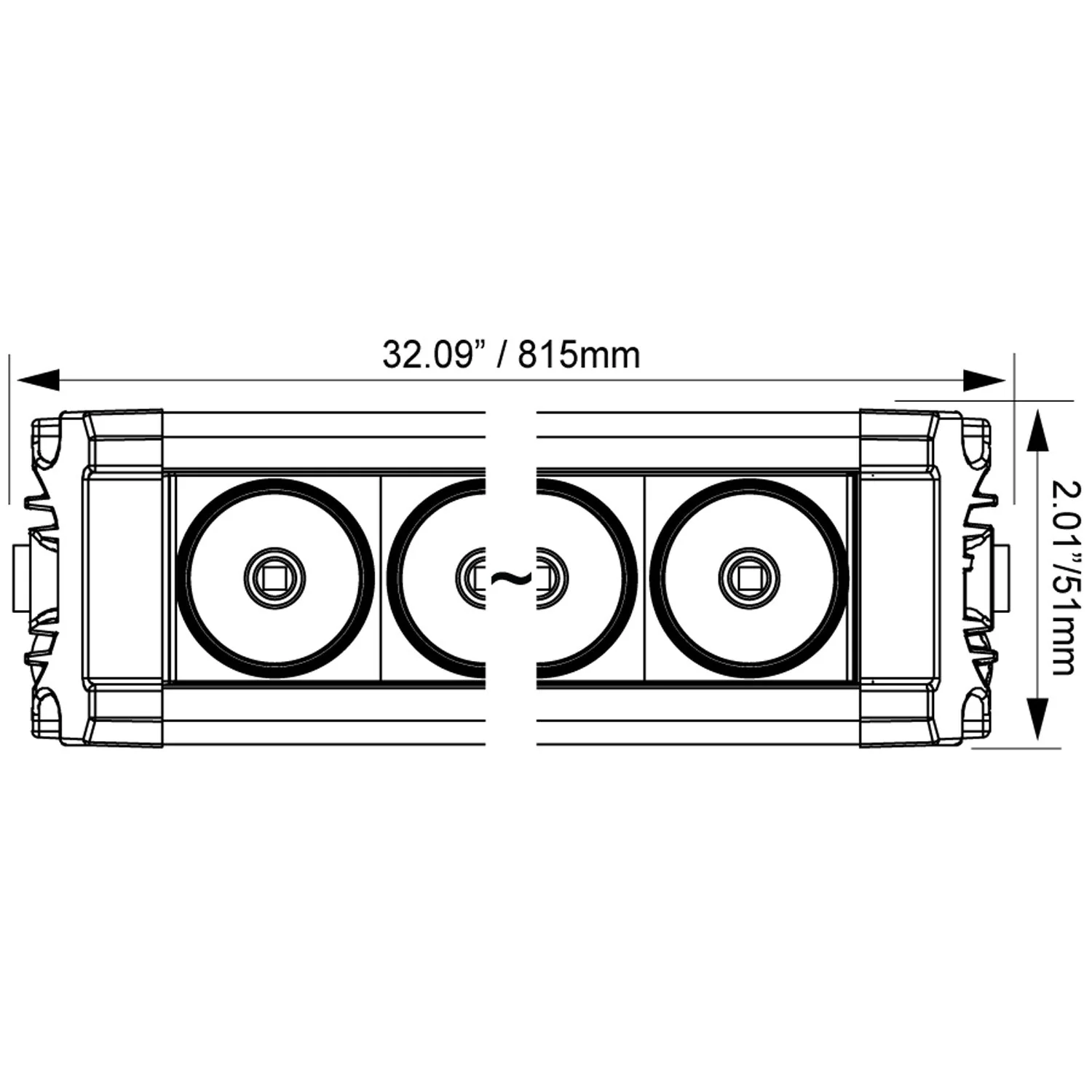 2016-2023 Toyota Tacoma Bumper Light Bar Kit - Image 4