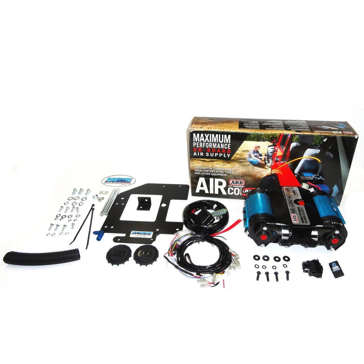 Bundle Pricing: ARB Mounting Bracket (ARBJKUH) Under Hood & ARB Twin Air Compressor (CKMTA12) for Jeep Wrangler JK (2007-18) - Image 3