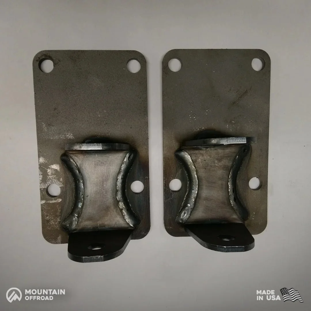 "Bomb Proof" Motor Mount Conversion Kit Chevy LS (Gen III & IV) for Jeep Wrangler YJ (1987-95)