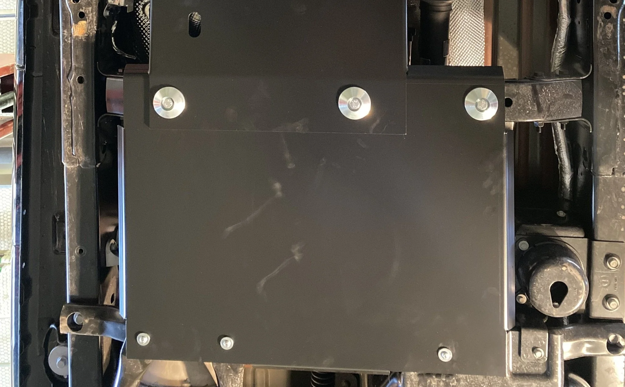 Transfer Case Skid Plate (Aluminum) for Jeep Wrangler JL Unlimited with (3.0L) Turbo Diesel (2020+) - Image 3