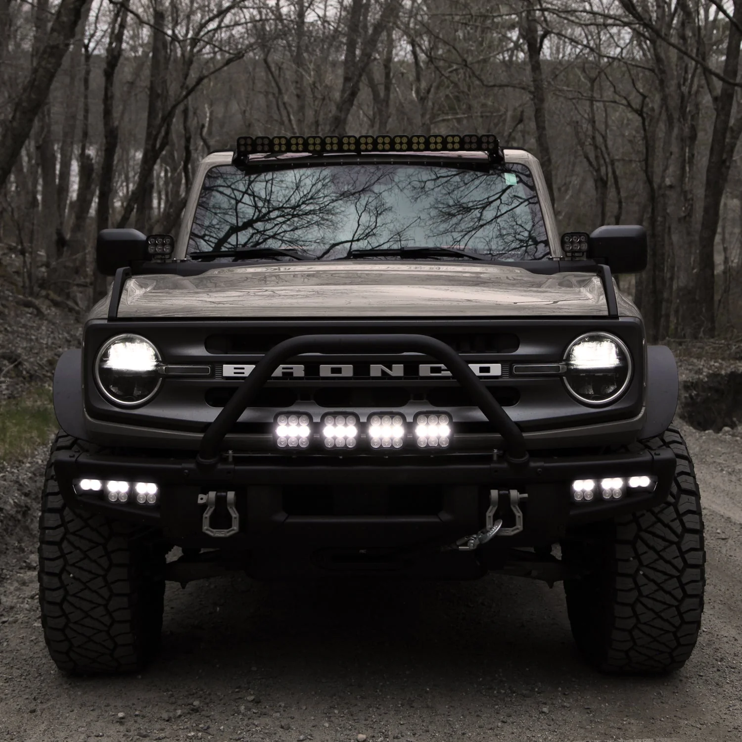Front Bumper LED Light Kit - Ford Bronco 2021 + - Image 9