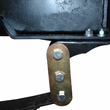 Full Width Axle Shackle Reversal System for Jeep CJ (1976-86) with 2" CJ Springs - Image 10