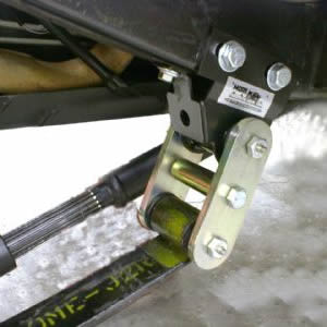 Shackle Reversal System with Bolt-On Shackle Hanger Brackets for Jeep CJ (1976-86) with 2.5" YJ Springs - Image 16